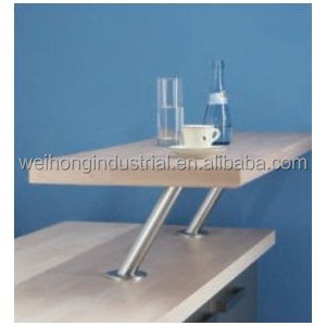 Round Angled table legs for Kitchen Accessories stainless steel leg for table