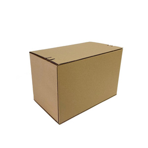 factory custom logo auto lock tape-free zipper shipping box zip auto closing ziplock carton box corrugated cardboard box