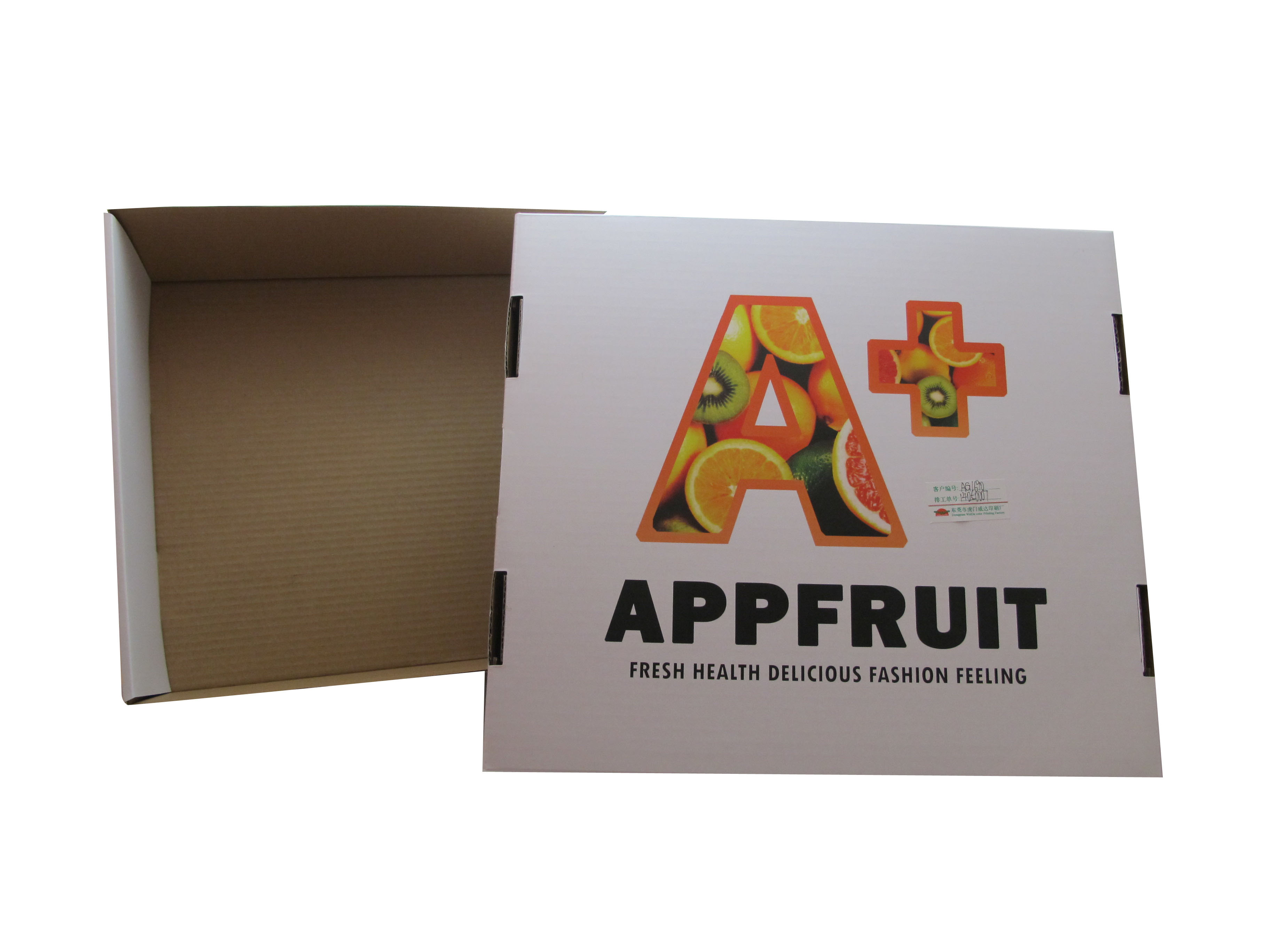 Recycle wholesale mango Cherry corrugated folding Fruit Vegetable Packaging cartons boxes for shipping and display