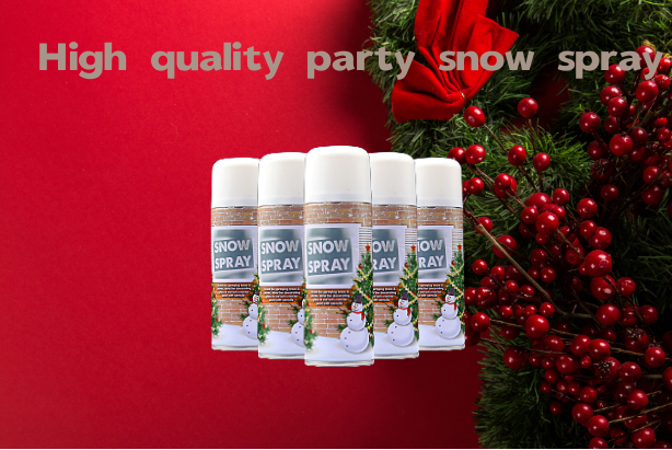 Low MOQ artificial party foam Snow Spray wedding Christmas snow great for spraying trees&plant Snow Spray