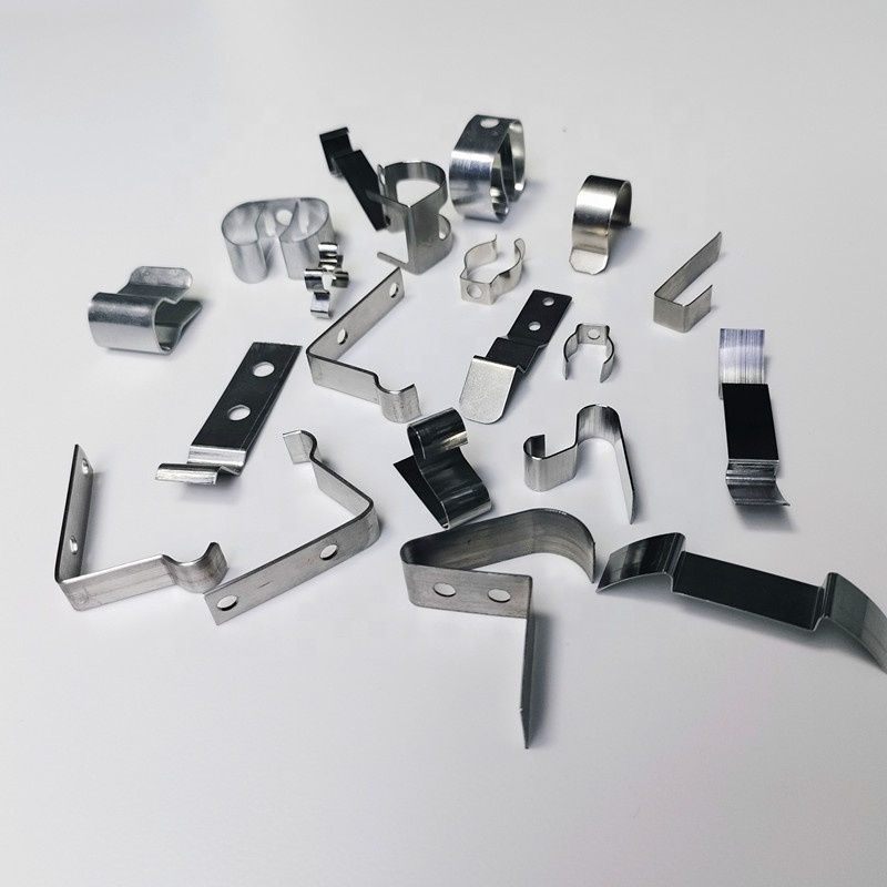 Flat Metal Clip OEM Spring Manufacturer Custom Flat Stainless Steel Clamp and Custom Metal Clip