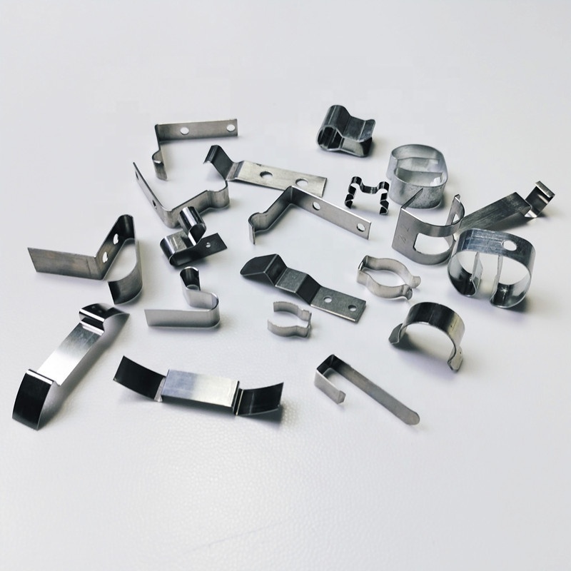 Flat Metal Clip OEM Spring Manufacturer Custom Flat Stainless Steel Clamp and Custom Metal Clip