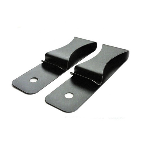 Spring Steel  metal stamping  V shape spring holster clips seal can snap clip stainless steel Metal Belt clips