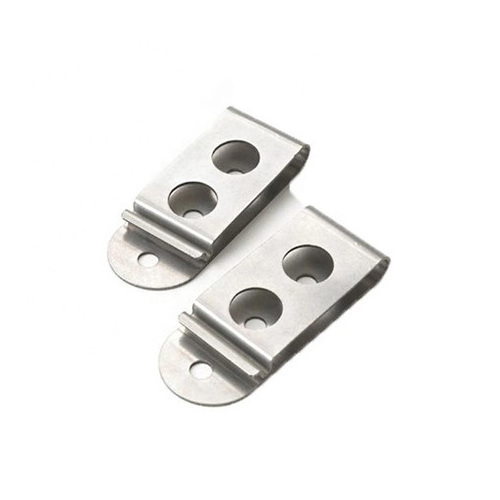 Spring Steel  metal stamping  V shape spring holster clips seal can snap clip stainless steel Metal Belt clips