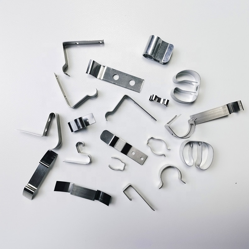 Flat Metal Clip OEM Spring Manufacturer Custom Flat Stainless Steel Clamp and Custom Metal Clip