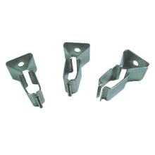 China Manufacture OEM Sheet Metal stainless steel cooper shrapnel spring clip flat steel clip for strapping strap