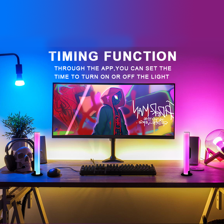 Gamer computer table lamp led rgb ambient lighting  rgb tv back light rgb desktop atmosphere desk lamp