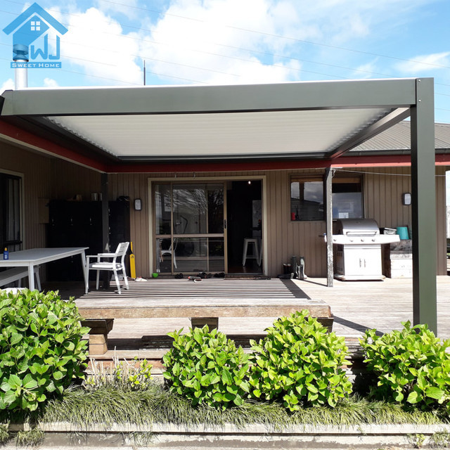 retractable bioclimatic pergola adjustable louvres pergola pergolas and gazebos