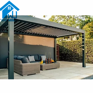 hot sale no rust outdoor backyard patio white louvered roof aluminum pergola gazebo canopy pergola pergola gazebo outdoor