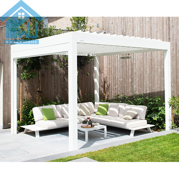 waterproof metal pergola gazebos	outdoor aluminum wall mounted pergola electric gazebo heavy df louvred roof pergola