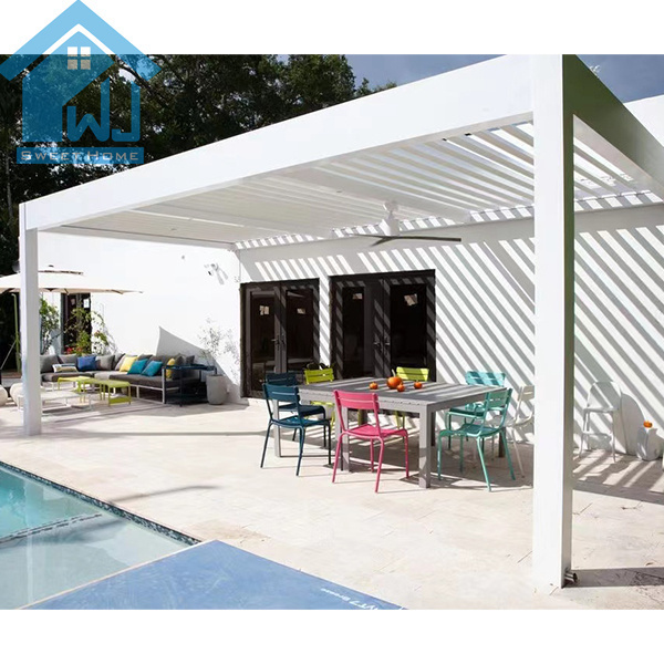 pergolas-baratas-para-jardin	 roof motorized 	aluminum pergola waterproof pergolas de madera