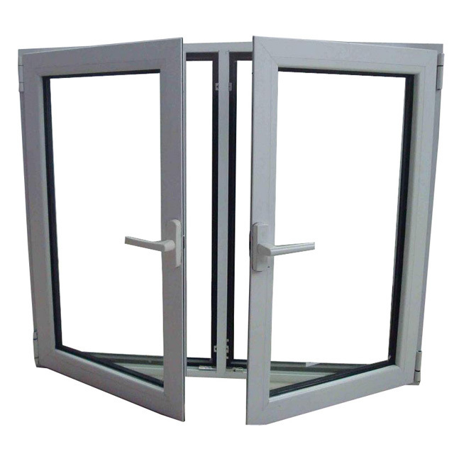 Double glazed casement window / arched casement aluminium windows with grills