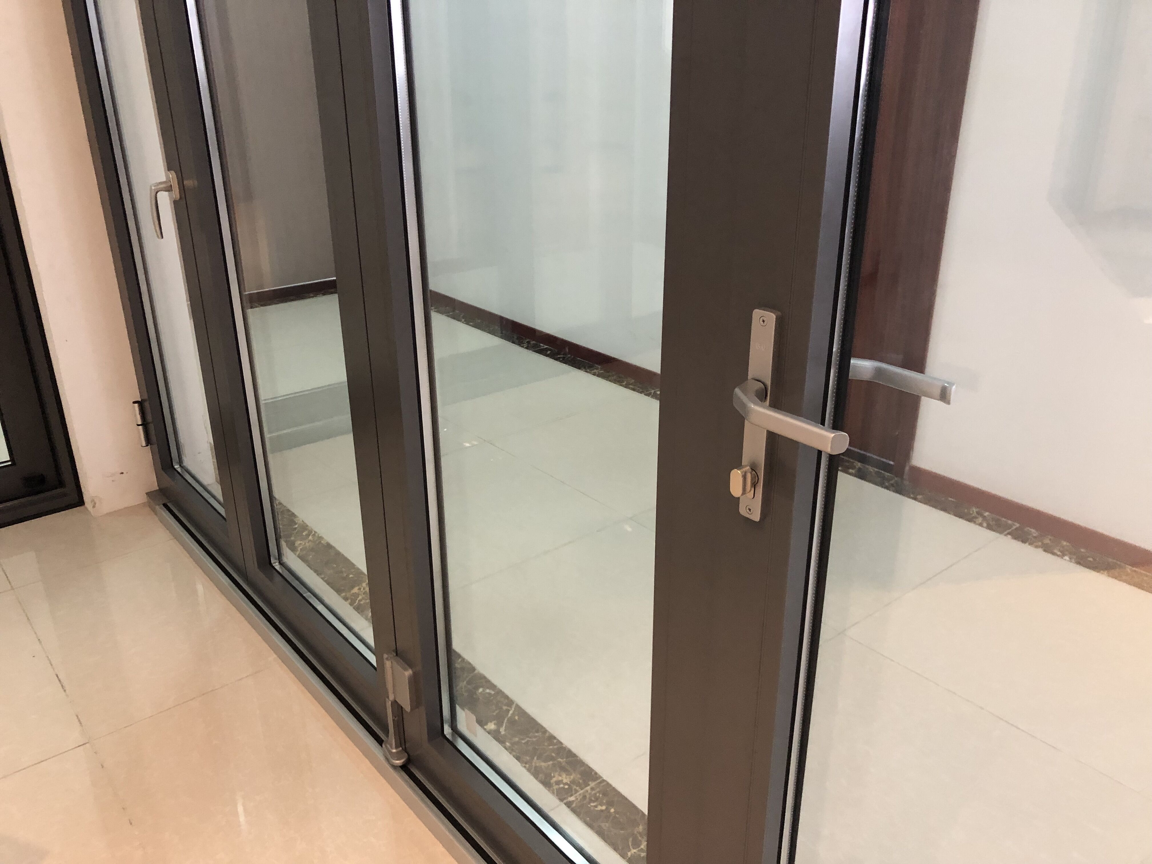 Alibaba germany most popular best quality custom aluminum bifolding doors