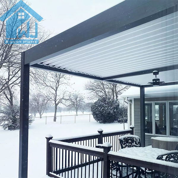 Outdoor Automatic Aluminum Waterproof Pergola Used Pergola For Sale aluminum profile for pergola