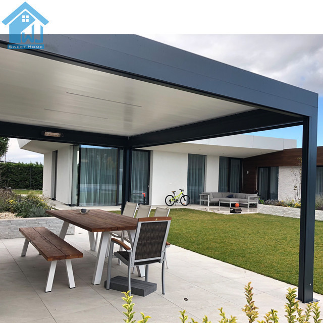 pergola aluminium	aluminum pergola price pergola awning garden canopy waterproof gazebo  waterproof