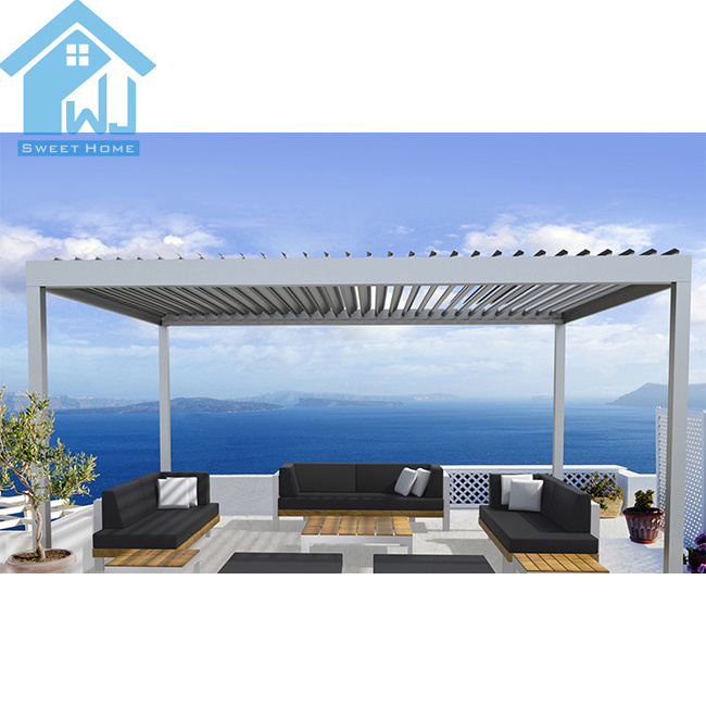 electric pergola	electric aluminum pergola aluminum louver roof pergolas and gazebos outdoor		 led lights