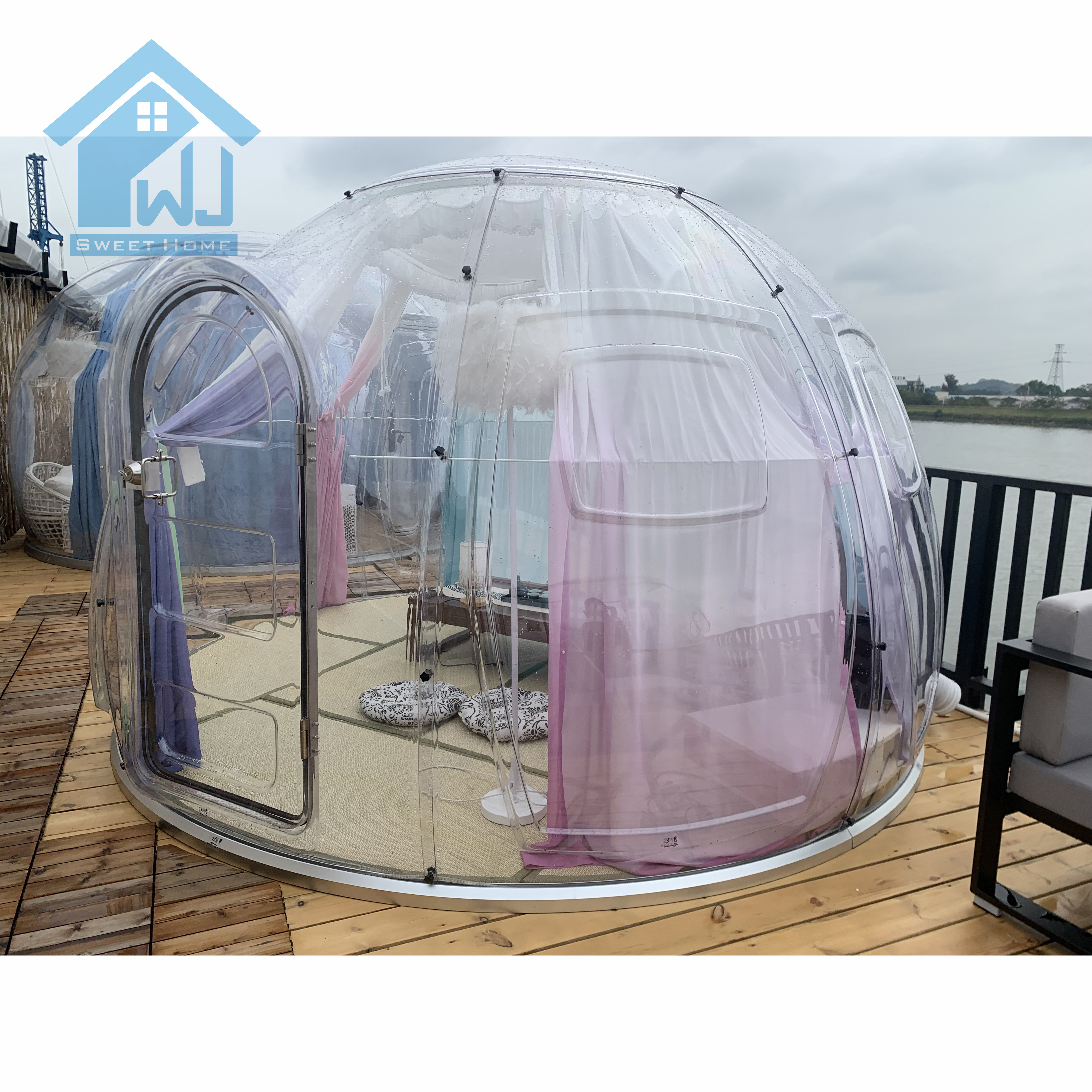 Morden PC Dome Star View House Outdoor Garden Sun Room Greenhouse Arches Arbours for Home