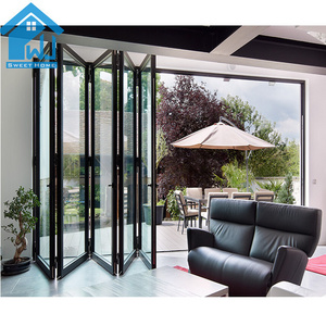 Alibaba germany most popular best quality custom aluminum bifolding doors