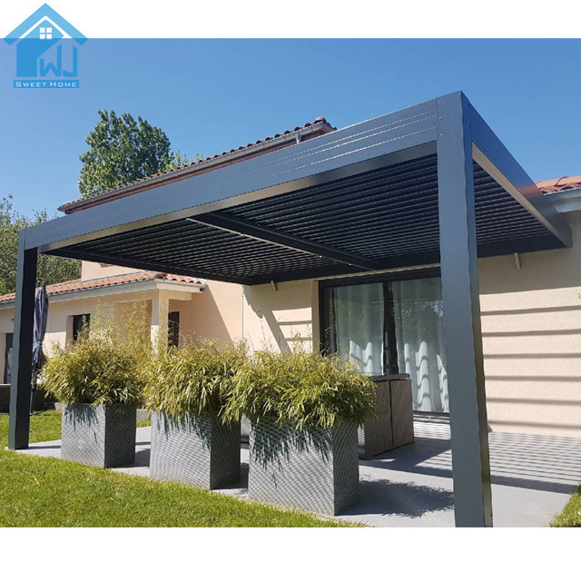 aluminum pergola canopy 3x3 3x4 4x4 3x6 4x6 6x3 6x4m oem pergola outdoor aluminium  outdoor aluminum wall mounted pergola