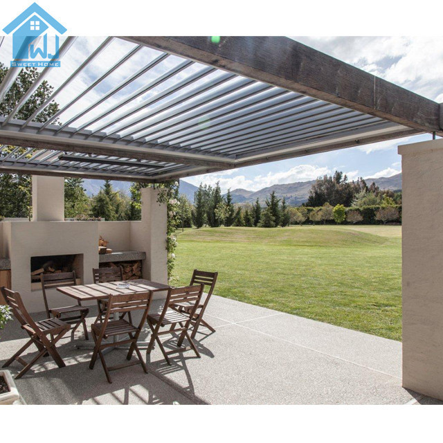 retractable bioclimatic pergola adjustable louvres pergola pergolas and gazebos