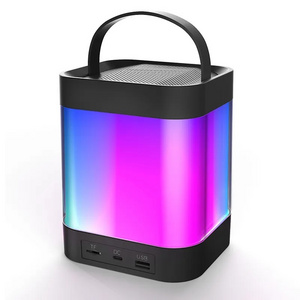 Hot Sale Portable Speakers Wireless Headphones LED Light Wireless Speaker Subwoofer Bass Wireless Speaker