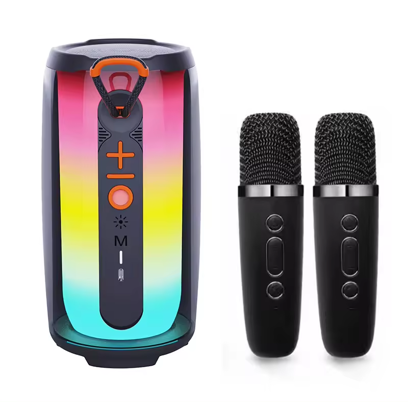 pulse 6 For Home Party Ktv Music Singing Wireless Bluetooth Speaker Ktv Karaoke Speaker Audifonos With Handheld Microphone