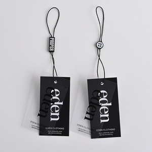 Low Moq Custom Clothing Hang Tag/paper Tag Square Garment Tags Clothing Label Garment Price Label For Cloths