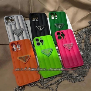 fashion luxury phone case for apple iphone14 plus 13 promax designer  phone bag  for 11 12  Triangle logo brand phone cover