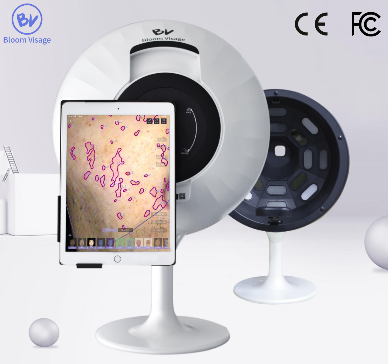 New product Facial Skin Analyzer Digital BV facial skin analyzer at beauty salons