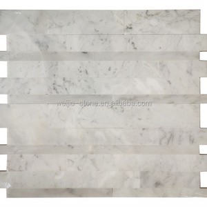 High Quality Carrara White Subway Mosaic Peel and Stick Tiles Kitchen Backsplash Sticker Marble Wall Tile