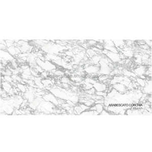 Arabescato corchia Sintered stone slab 3200 x 1600 x 12mm, artificial Arabescato white marble big slab