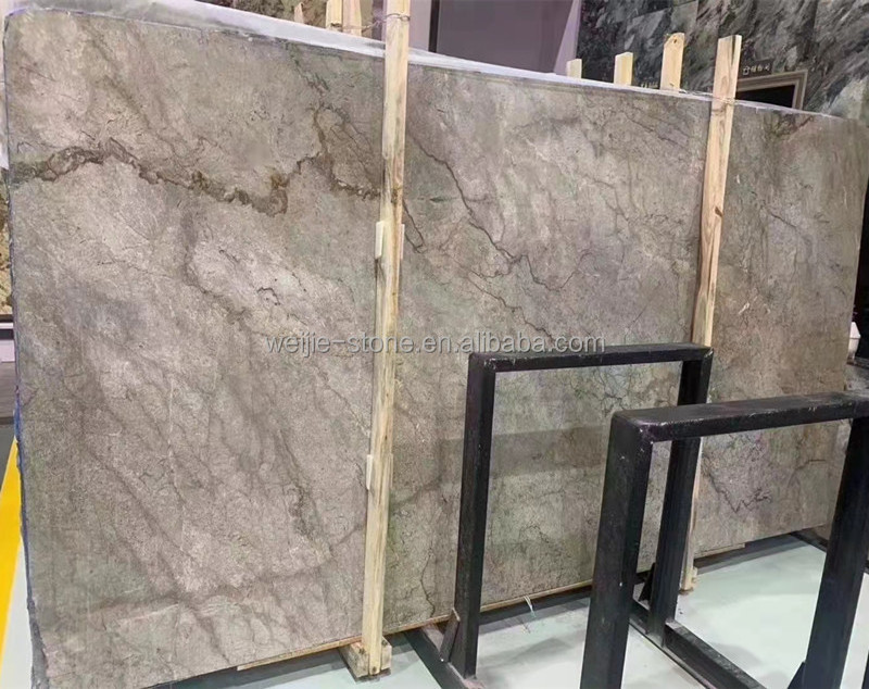 Brown root silver grey marble for stairs or wall