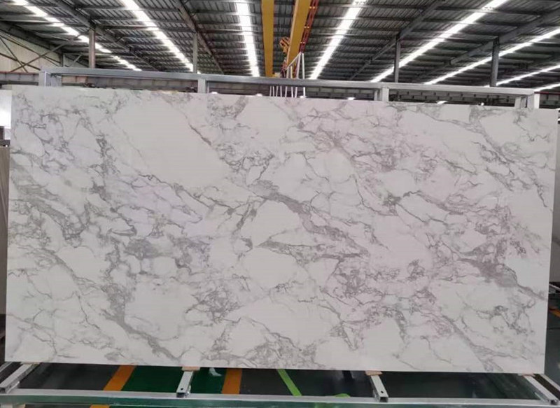 Arabescato corchia Sintered stone slab 3200 x 1600 x 12mm, artificial Arabescato white marble big slab