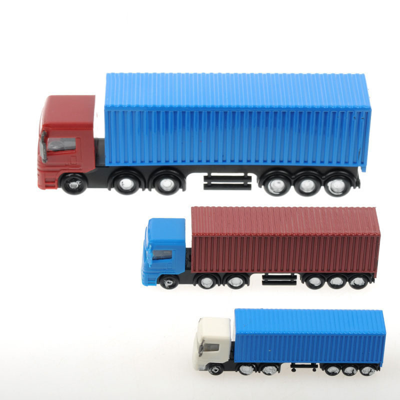 Architecture Plastic N  Scale Miniature 3D Model Car Trucks  For Ho Train Diorama Layout