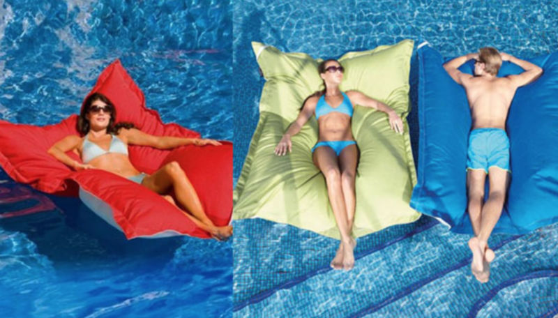 Outdoor swimming pool bean bag  floating bean bags for pool