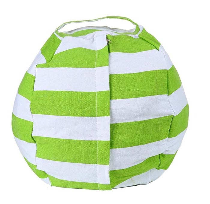 2024 Canvas toy storage bean bag for kids customized bean bag for kids toy storage bean bag chair