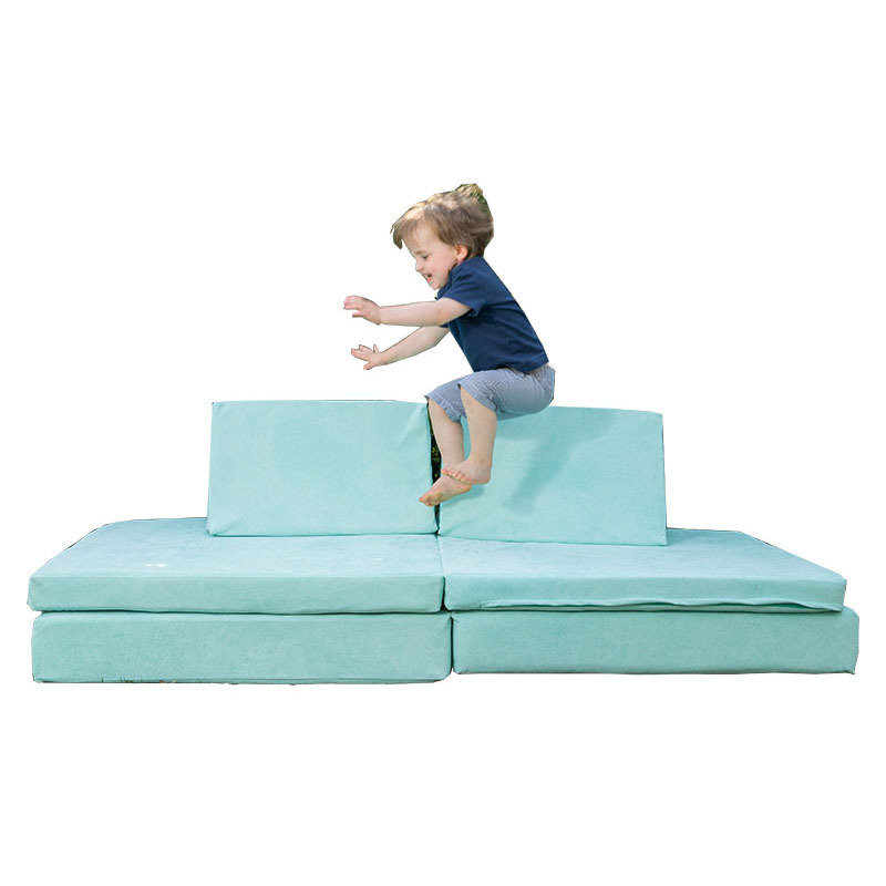 2023 new size 6 in 1 Modular Sofa Set for Children living room play couch kid foam couch nugget kids couch