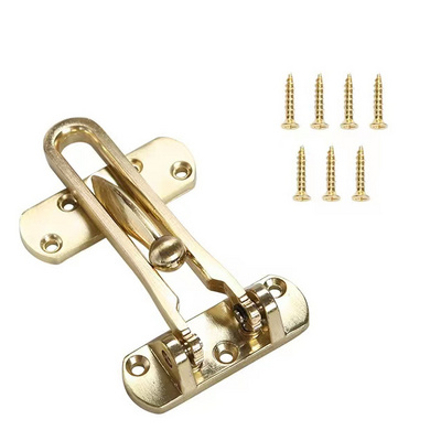 Security Door Lock Swing Bar Door Guard for Kids Hotel Door Latch Thicken Solid Zinc Alloy Reinforcement Loc