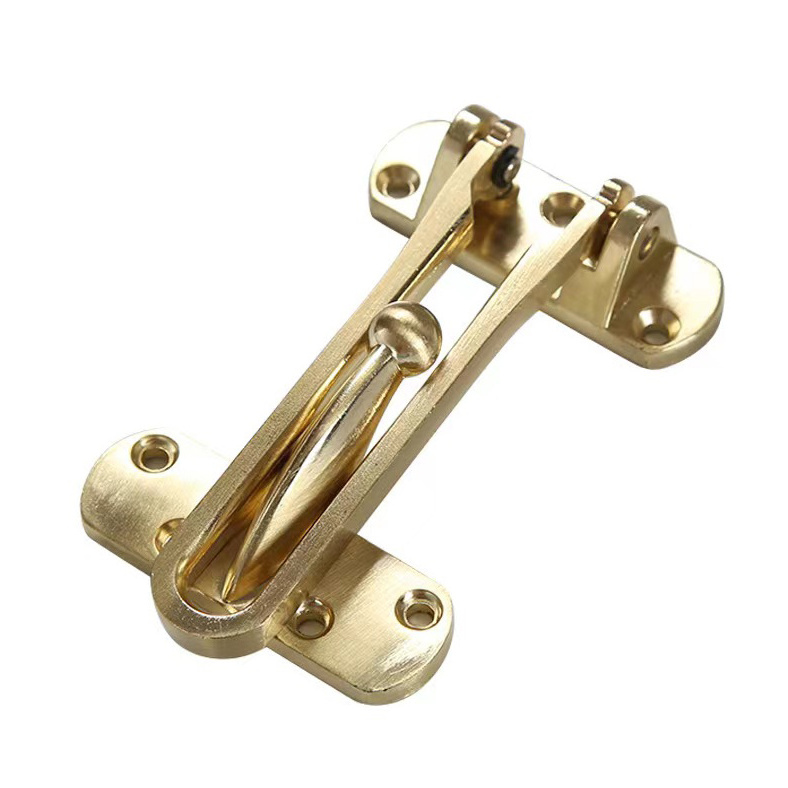 Security Door Lock Swing Bar Door Guard for Kids Hotel Door Latch Thicken Solid Zinc Alloy Reinforcement Loc