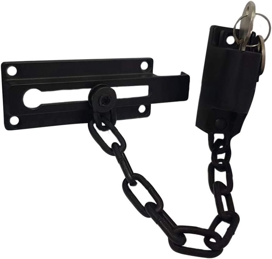 High Security Door Lock Child Proof Keyed Chain Door Guard Locking Door Security Chain Lock