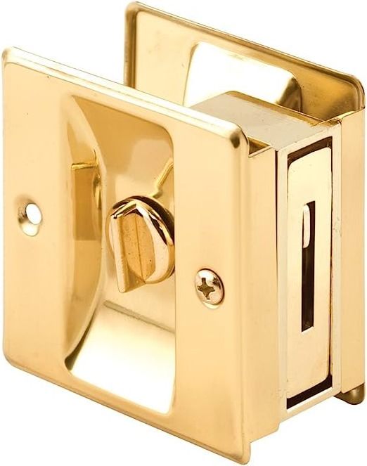 Safety Pocket door lock Factory Concealed Recessed Flush Invisible Pull Handle Square Sliding Door Safety Lock  with door latch