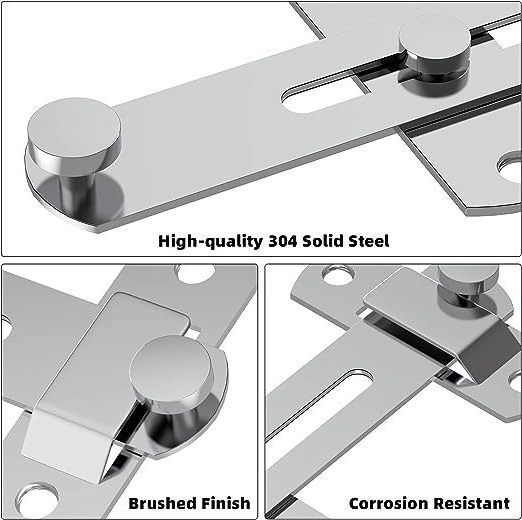 Safe barn Door Locks and latches for Barn Door, Pet Door, Bathroom