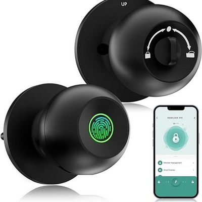 Smart Fingerprint Door Lock Keyless Entry Door Lock Door Knob with App Control for Home