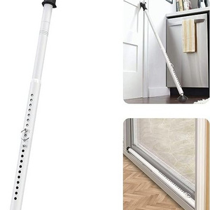 Door Security Bar & Sliding Door Security Bar (2 Pack) Kick Proof with High-Grade Iron