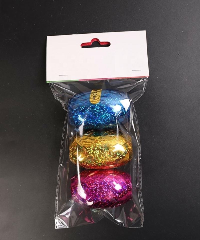 Holographic Curling Ribbon Egg 6/3 Pack for Decoration and Gift Wrap