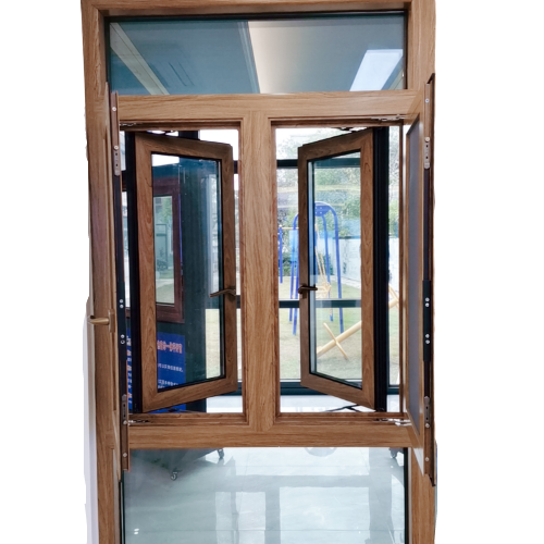 new design Glass Casement Windows safe Soundproof aluminum swing windows double casement window