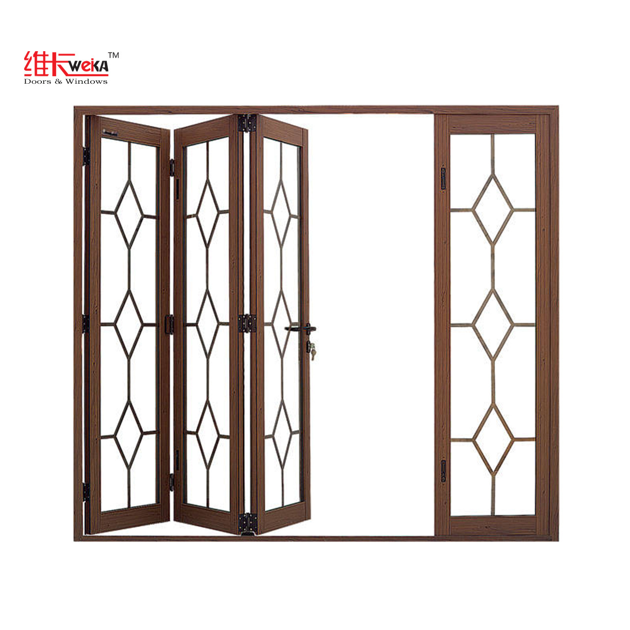 Frameless accordion terrace sliding aluminum doors glass curtain folding doors interior partition wall aluminium glass door