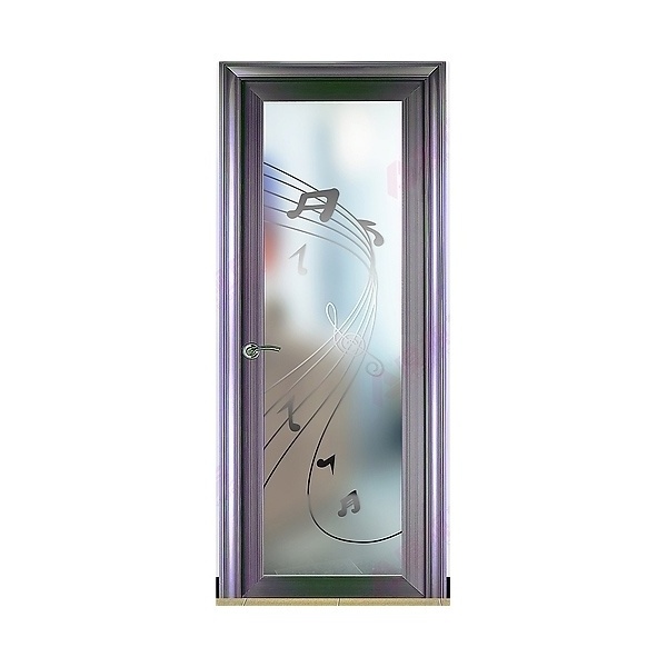 Toilet door design aluminium bathroom door trends 2023 ideas aluminum door for sale Glass Waterproof Graphic