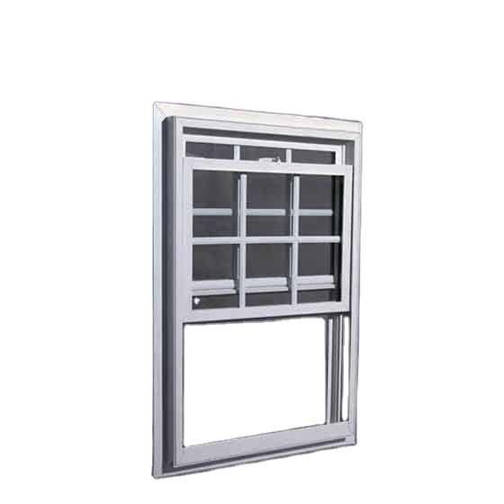 Used home glass windows single hung window / lifting window with decorative window grille