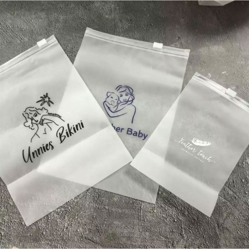 custom clear cloth packing clothing storage bags packaging clothes zip lock